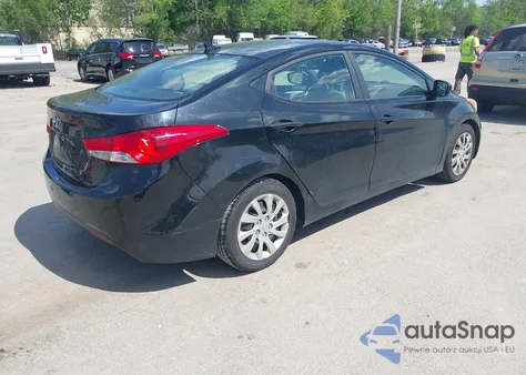 2012 Hyundai Elantra Gls z USA, uszkodzony, nr VIN 5NPDH4AE6CH147412